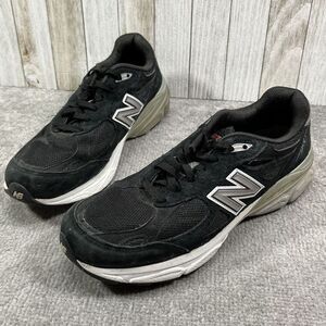 New Balance 990v3 Shoes Womens Size 9 2A Black Athletic Sneakers Running W990BK3